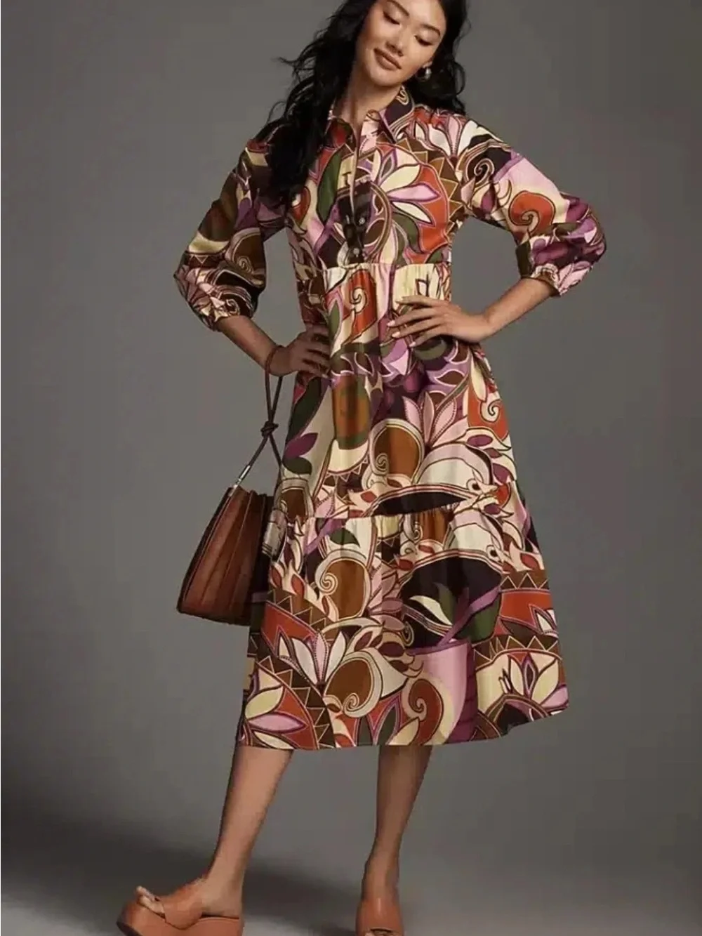 Anthropologie Maeve cotton  Bettina Women’s Dress